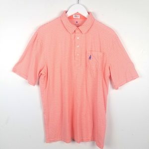 Johnnie-O West Coast Prep Polo Medium in Coral
